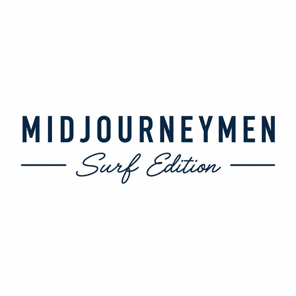 MidJourney Men Surf Edition mark